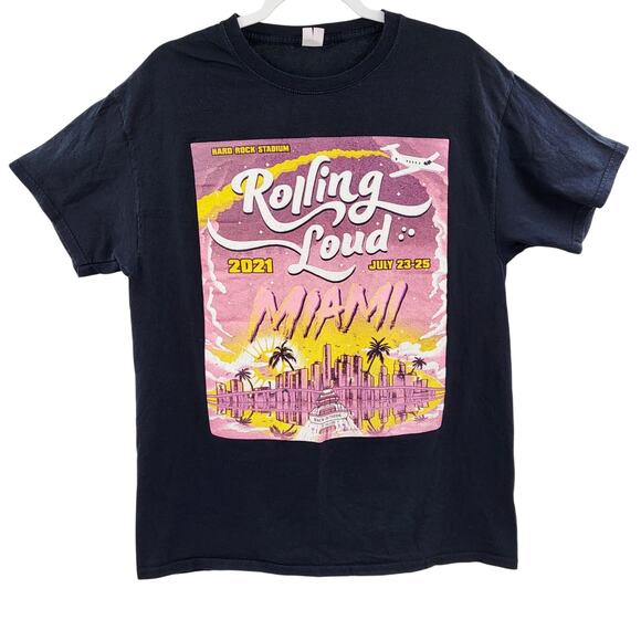 Rolling Loud 2021 Miami Hip-Hop Music Festival DMX Tribute Rap T-Shirt Size M - Picture 1 of 6